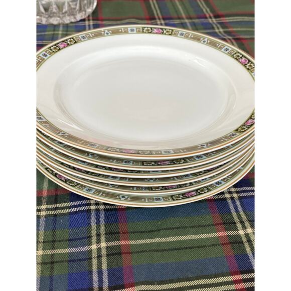Heinrich & Co. Selb Bavaria Set of 6 Gold Edge Side Plates PRISTINE!!
